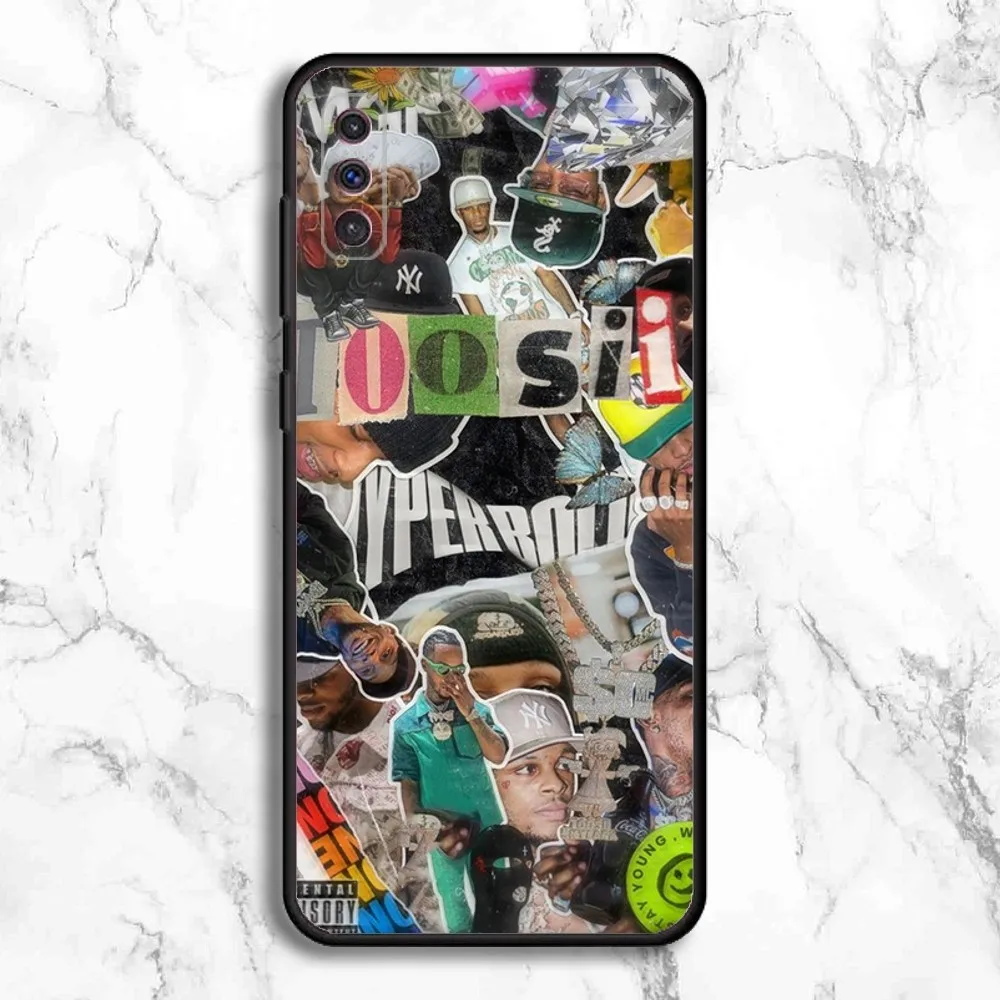 Toosii American Rapper Phone Case For Samsung Galaxy A13,A21s,A22,A31,A32,A52,A53,A71,A80,A91 Soft Black Phone Cover