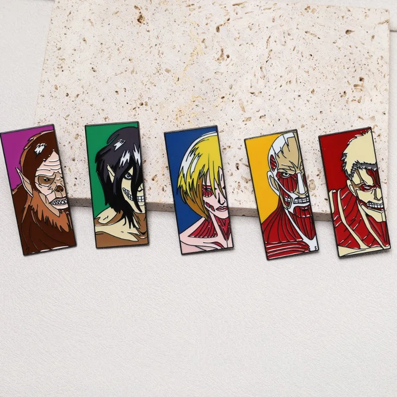 

Attack on Titan Eren Enamel Pin Anime Metal Brooch Enamel Lapel Backpack Clothing Pin Jewelry Decoration Badge Accessories Gift