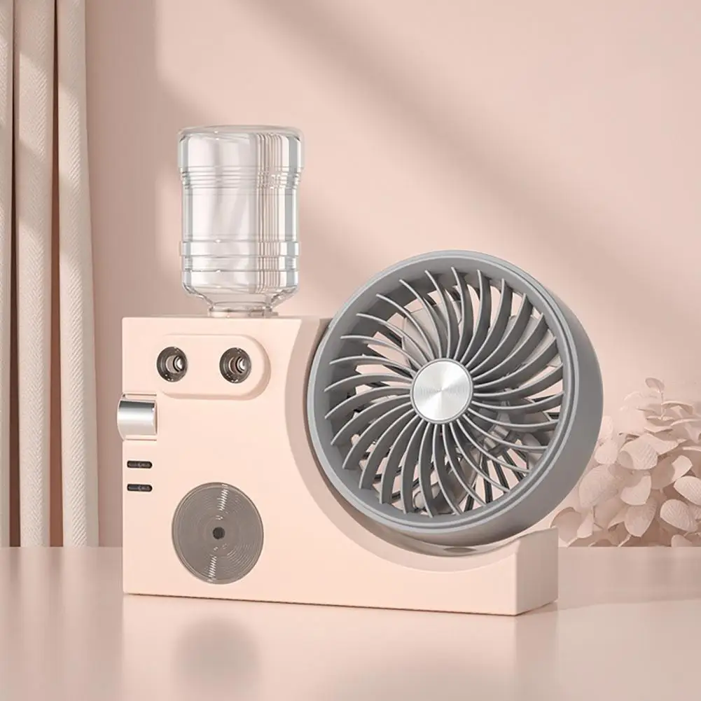

Ultra Quiet Fan Operation Desk Fan with Adjustable Speed USB Rechargeable Desk Fan for Office Home Travel Bedroom Use