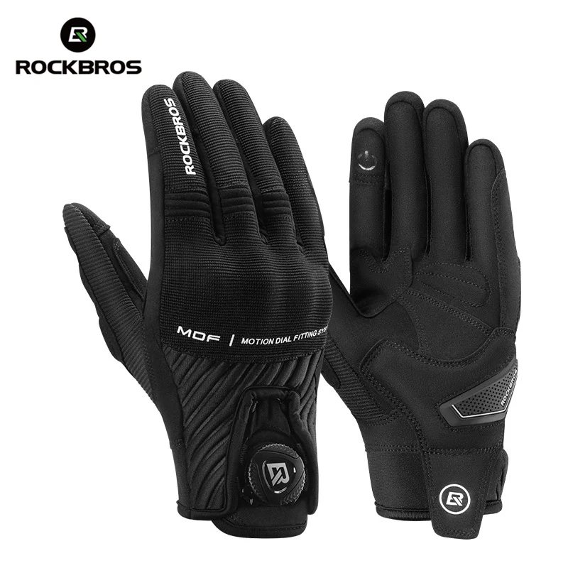 

ROCKBROS Motorcycle Gloves Men Women Quick-Adjust Touch Screen Riding MTB Bike Bicycle Gloves Spring Summer Autumn Cycling Glove