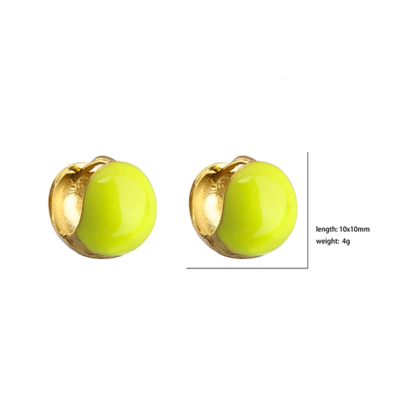 Geometric Spherical Fashion Style Earrings for Women Jewelry Wedding Accessories ,Ball Colroful earrings wholesale