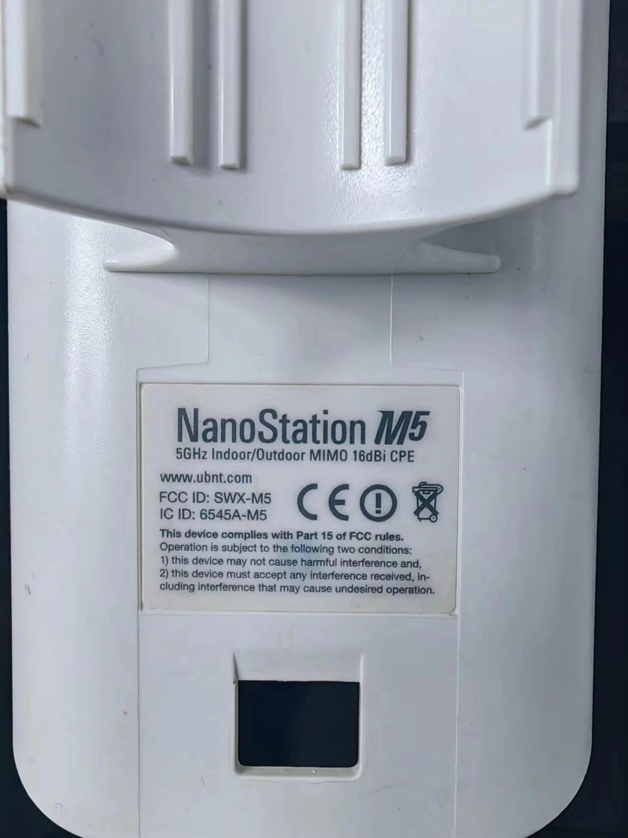 Brand new unused unpackaged NanoStation M5 NS M5 5.8G 300M high-power wireless bridge coverage monitoring, with power cord