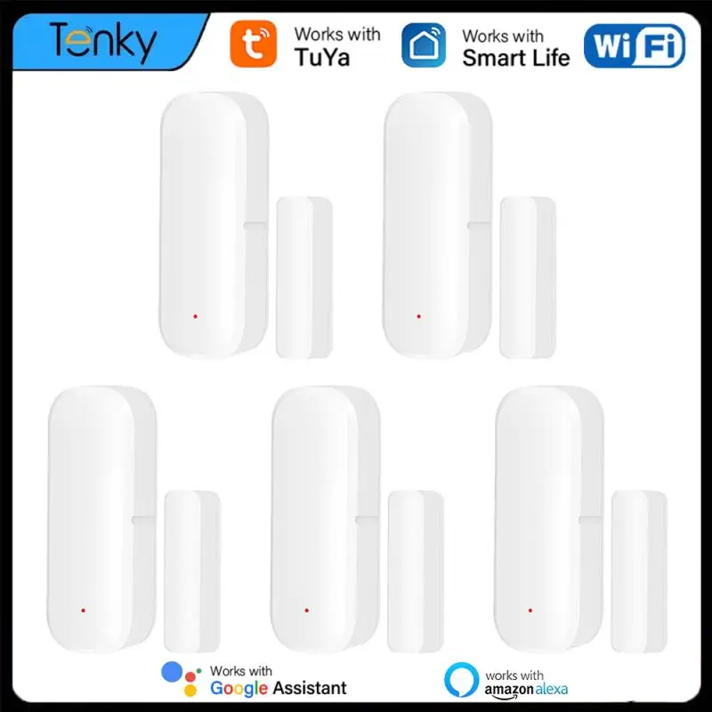 Tuya WiFi Door Window Sensor Door Magnetic Alarm Detector Smart Home Smart Life APP Remote Control Vias Alexa Google Home
