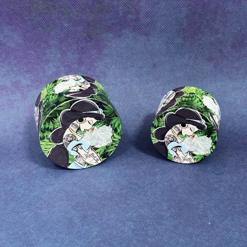 2/2.4 بوصة عشب طاحونة التوابل دليل كسارة معدنية مدقة الفلفل هاون الملح قاطعة المطحنة 4-Layers طاحونة أدوات التدخين الملحقات