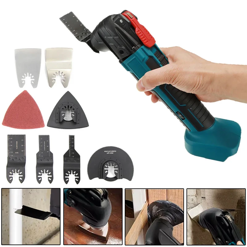 

NEW Cordless Oscillating Multi Function Tool Electric Saw Trimmer/Shovel/Cutting Machine Woodworking Tool For Makita 18V Battery
