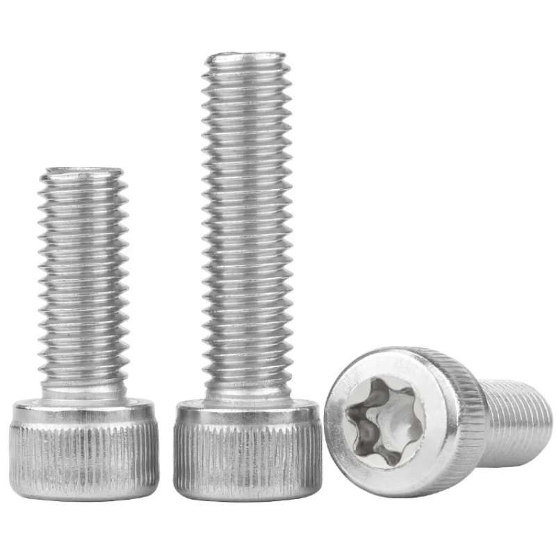 304 Stainless Steel Six-Lobe Torx Cap Head Screws M2 M2.5 M3 M4 M5 Torx Socket Head Bolts