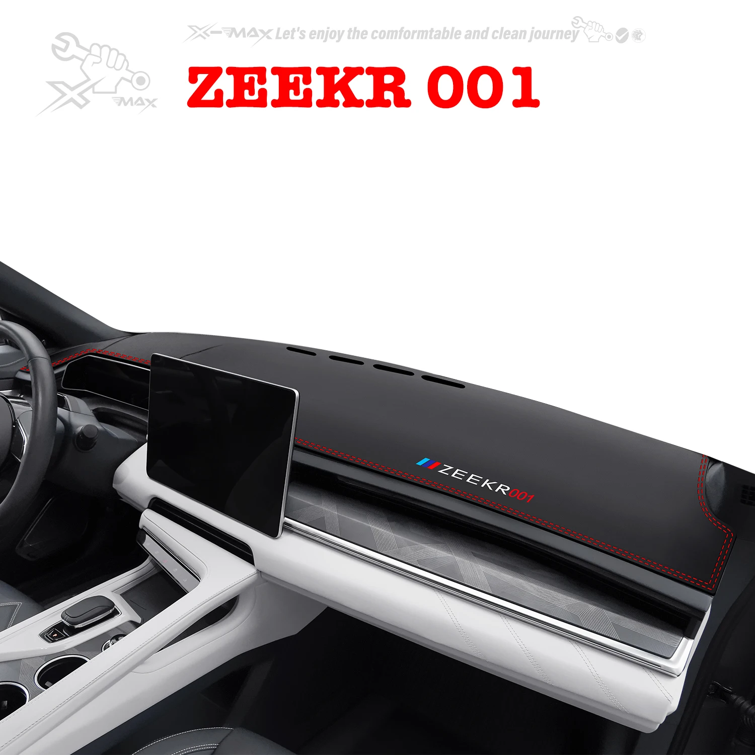 

Left-hand Drive Car Dashboard Mat For ZEEKR 001 2021-2024 Light Blocking Pad Center Console Dash Mat Sunshield protector