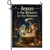 Religious Religious Scene Quote Christmas Garden Flag 12x18 Inch llz
