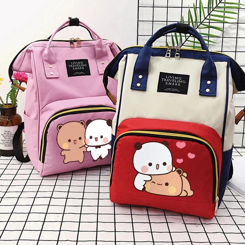 Bubu Dudu Backpack Bag Mummy Yier Bear Panda Bag Mom Baby Multi-function Waterproof Outdoor Travel Diaper Bags for Baby Care