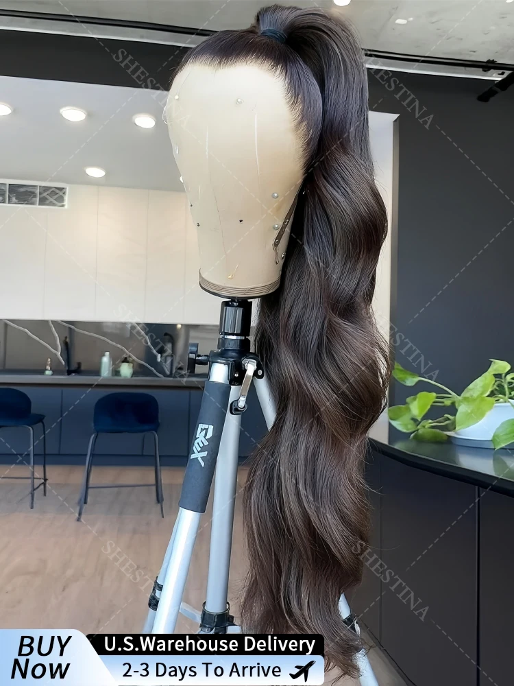 

Body Wave Wig 360 Lace Front Human Hair Wig Pre Plucked Glueless 5x5 HD Lace Closure Wig Pre Bleached 200% Density 13x4 Lace Wig