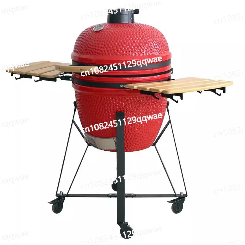 Multifunctional Large 22 Inch Ceramic BBQ Grill Outdoor BBQ Restaurant Steak Egg