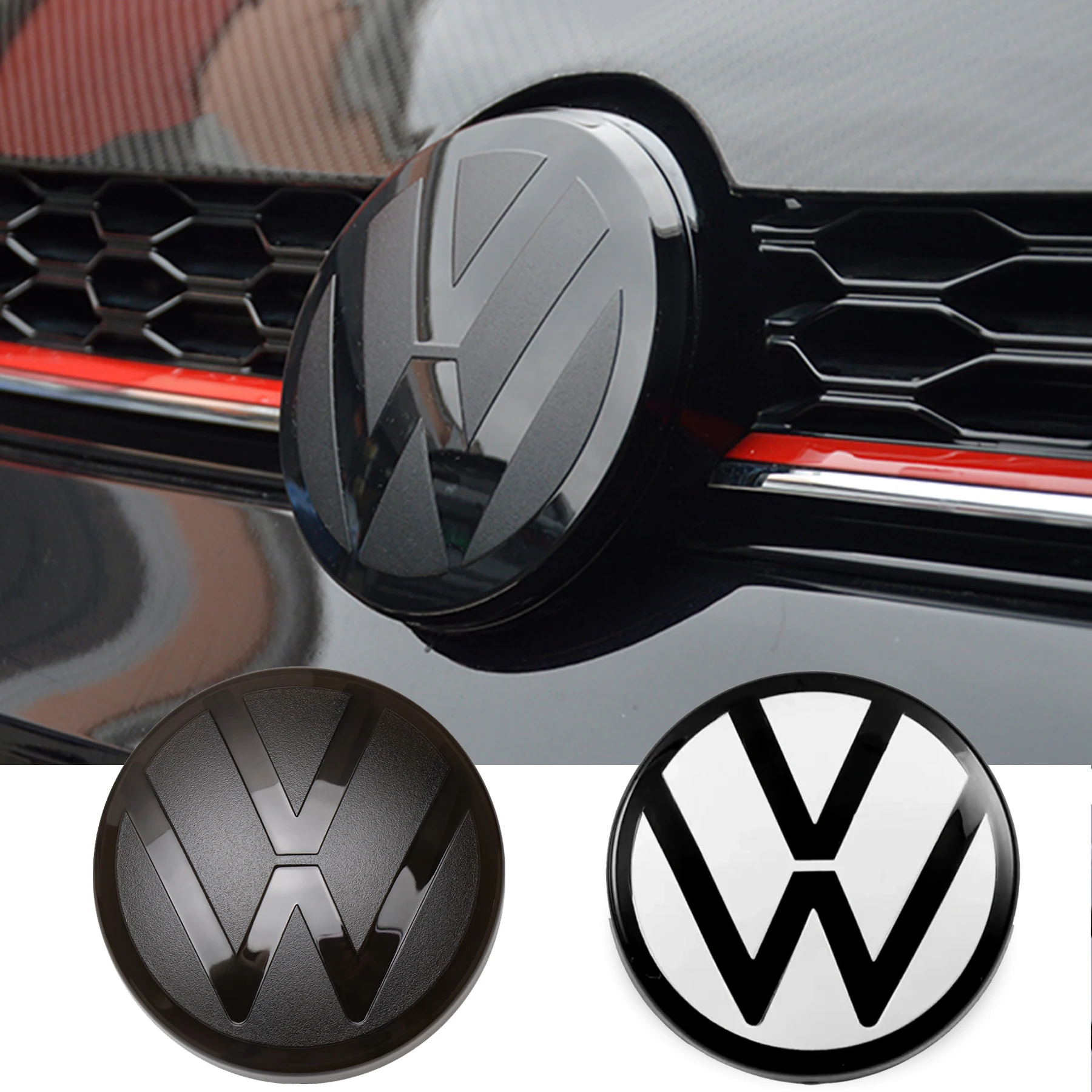 Car Front Radiateor Badge Sticker Rear Trunk Lid Non-destructive Decal For Volkswagen VW PASSAT CC 2008-2012 2013-2018 2019-2023