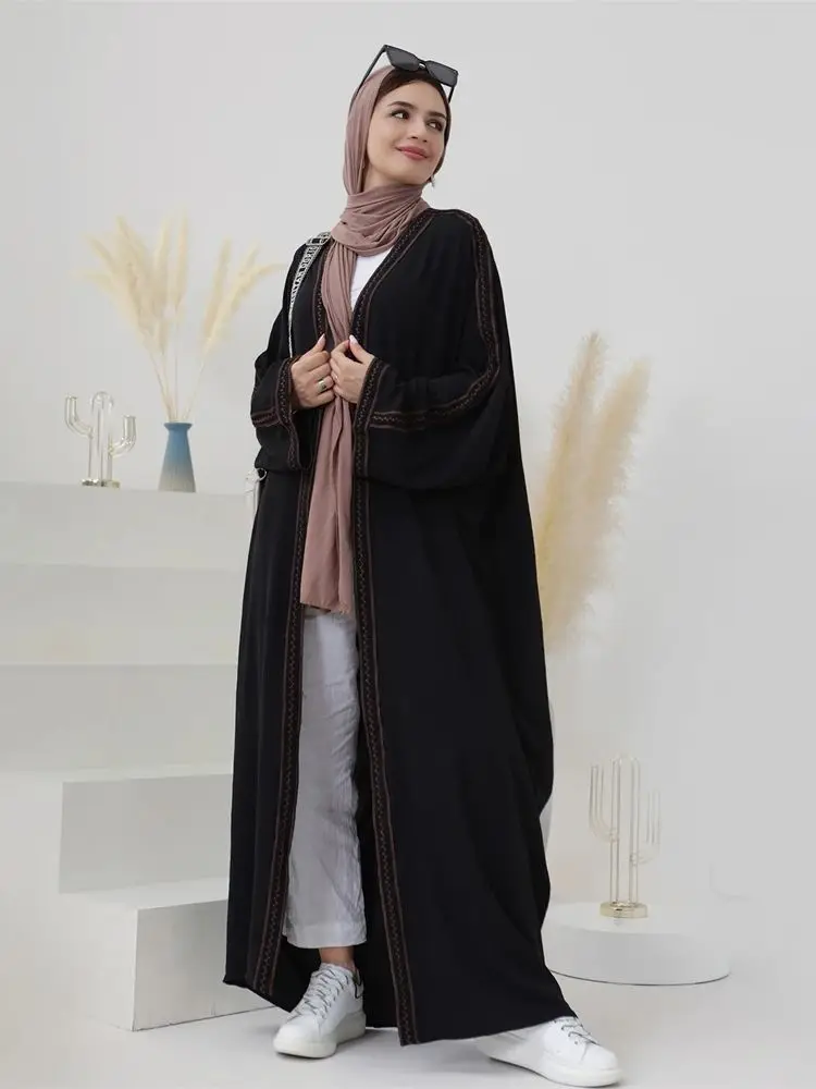 Ramadan Prayer Clothes Dubai Abaya Kimono Damen Kebaya Turkey Islam Muslim Dress Abayas For Women Kaftans Robe Femme Musulmane