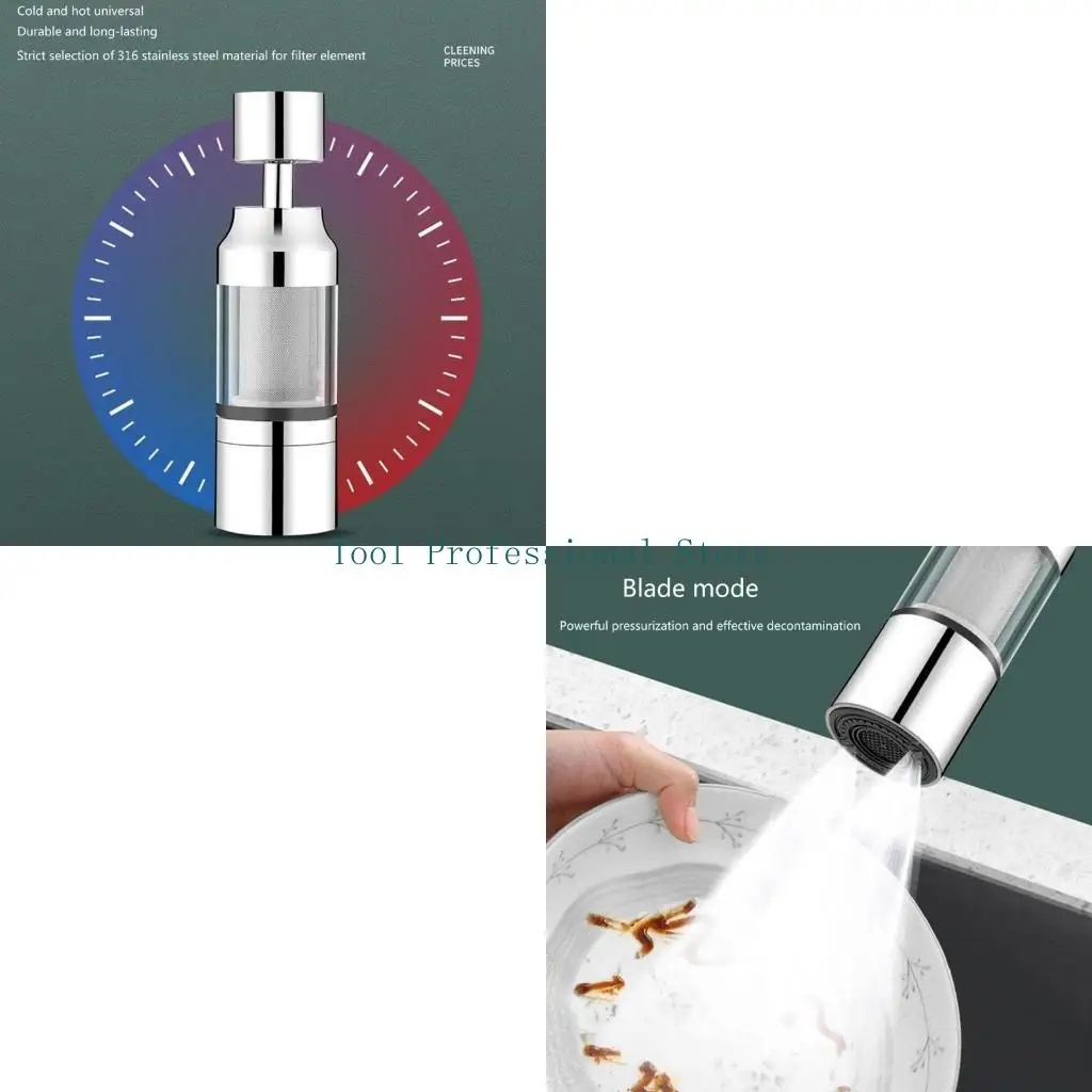 

57QF Practical Kitchen Tap Functional Kitchen Faucet for Filteres Water & Pressure