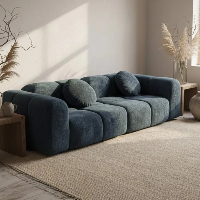 Modern Velvet Sofa Combination Set Living Room Furniture Modular Sofa