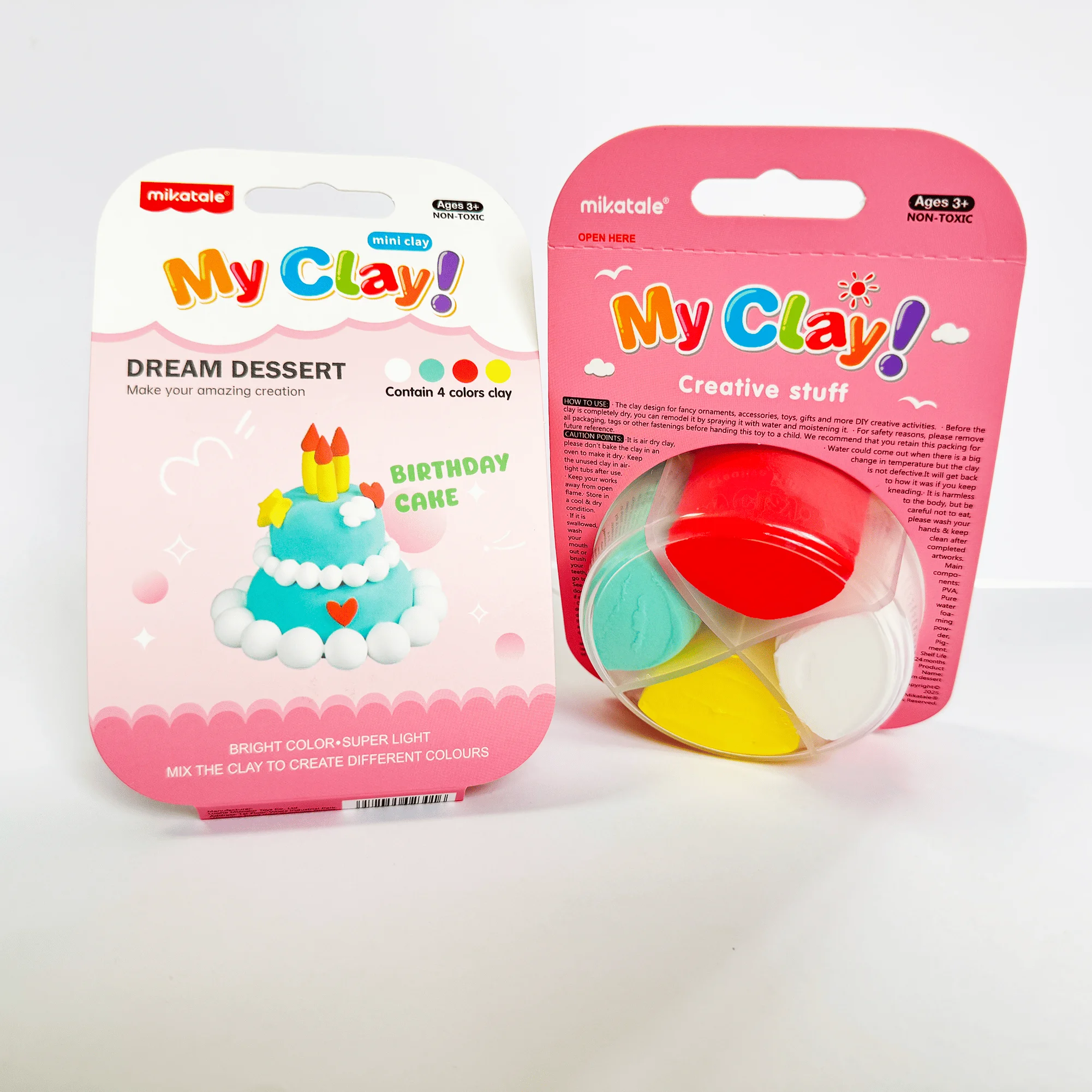 

Cloududa Clay Drying To The Air Polymer Clay Foam Clay Mini Dessert Modeling Projects Non -toxic Diy For Girls & Boys Ages 3+