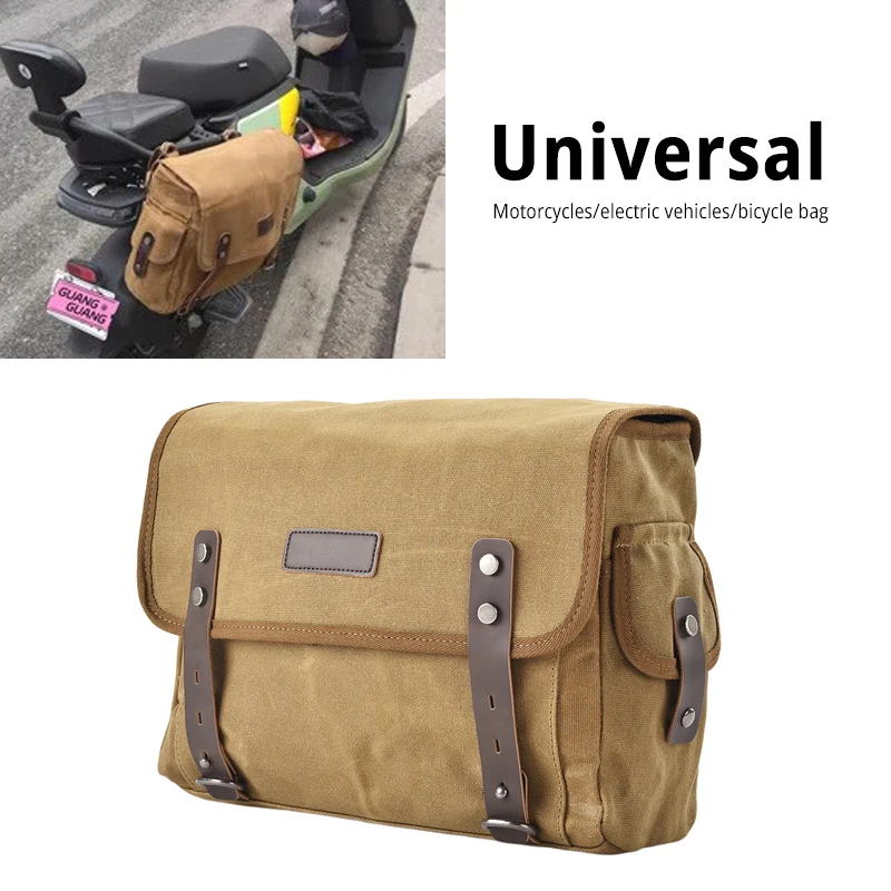 

Мотоциклетная боковая сумка, винтажная мотоциклетная сумка-рюкзак, дорожная сумка для мотоцикла, универсальная сумка для багажа.