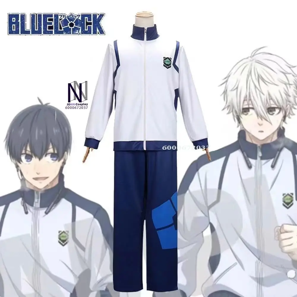 

Anime BLUELOCK Cosplay Costume Seishiro Nagi Isagi Yoichi Cosplay Uniform Suit Sportswear BLUE LOCK Tracksuit School Halloween