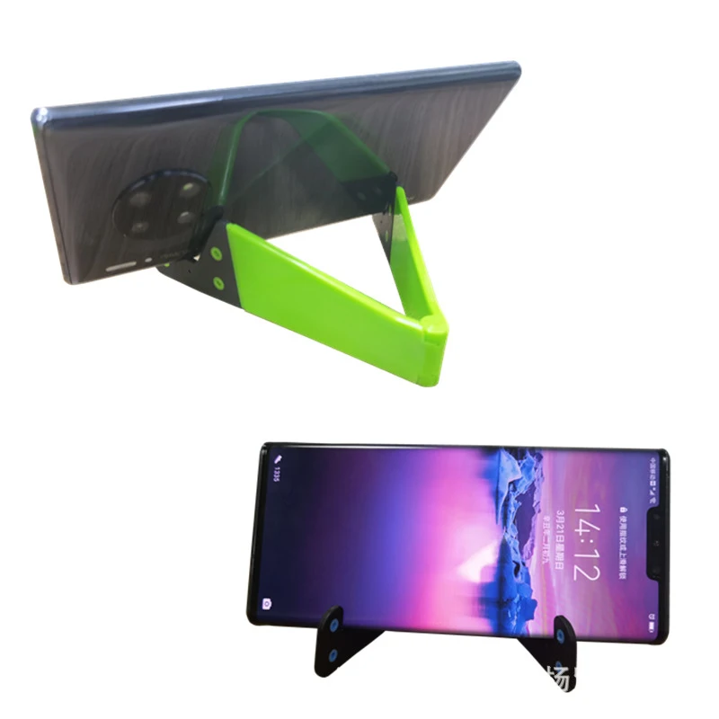 Cell Phone Stand Holder For Smartphone Tablet Desk Universal Foldable Mobile Phone Holder Stand V-Shaped Adjustable