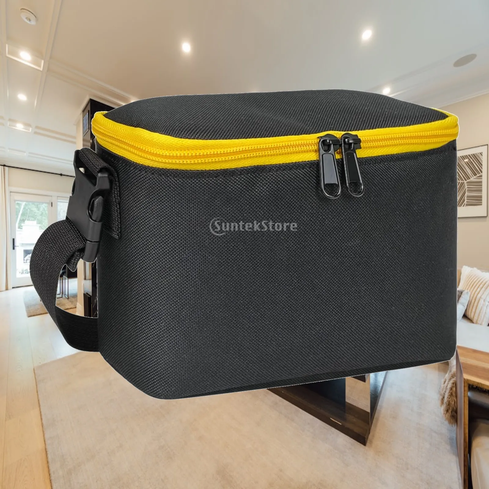 Heavy Duty Tool Carrier Bag Compact Padded Pouch with Removable Divider for Electrician Tools Job Site