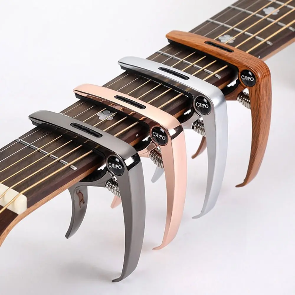 Cejilla de guitarra para guitarra eléctrica clásica acústica, ajuste de tono, abrazadera de afinación de Metal, accesorios de guitarra, Capotraste, Clip de cambio rápido