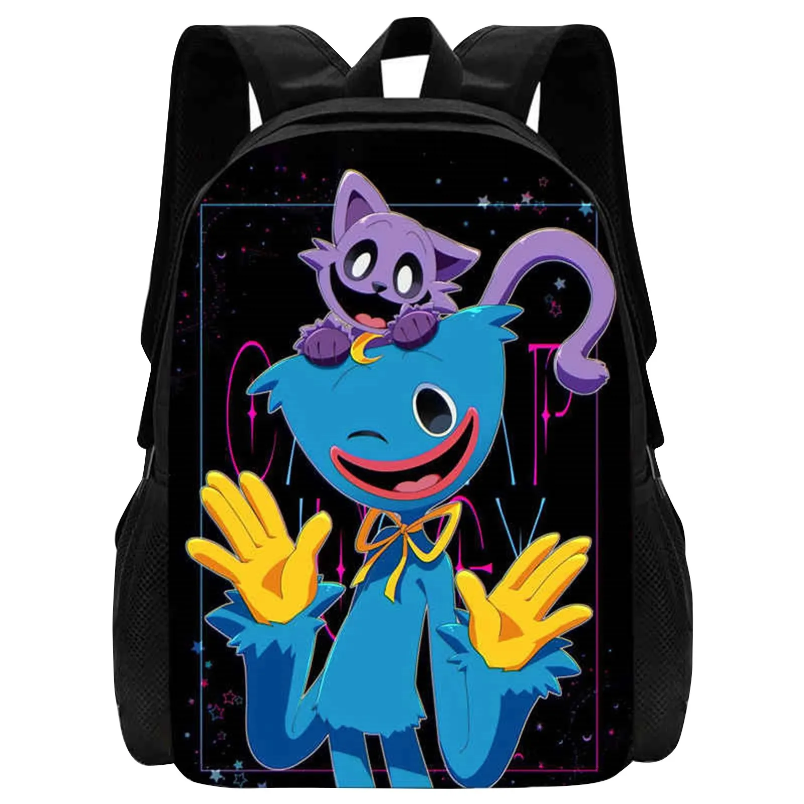 Cartable Scolaire Garcon Plecak Szkolny Zaino Scuola New Poppy\'S Chapter 3  Critters Full Size Smiling Animal School Bag