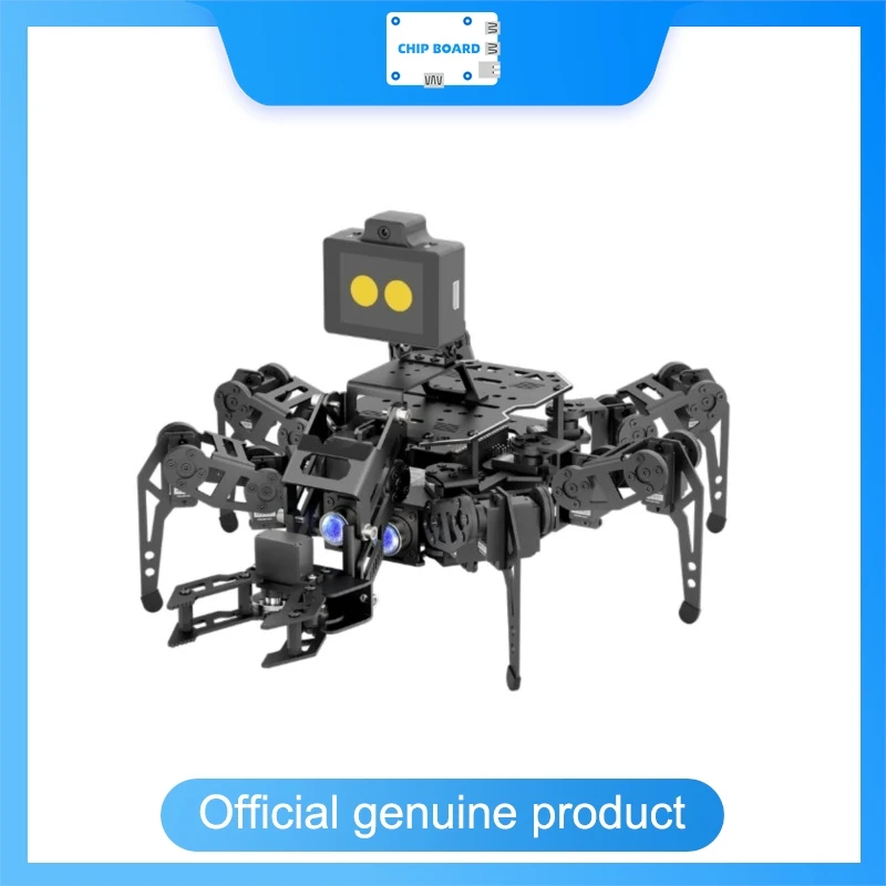 Hiwonder miniHexa Pro ESP32 AI Hexapod Robot, AI Vision, Robotic Arm, Python Coding, Open Source Development Platform