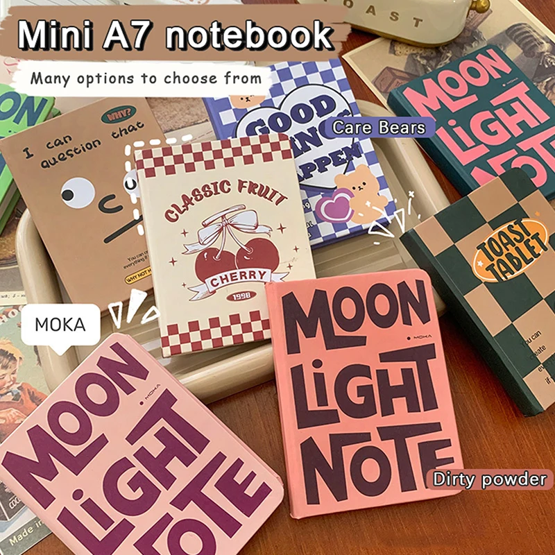 A6 A7 American Retro Notebook Various Patterns Student Note Book High Appearance Portable Notepad Journal Travelers Notebook