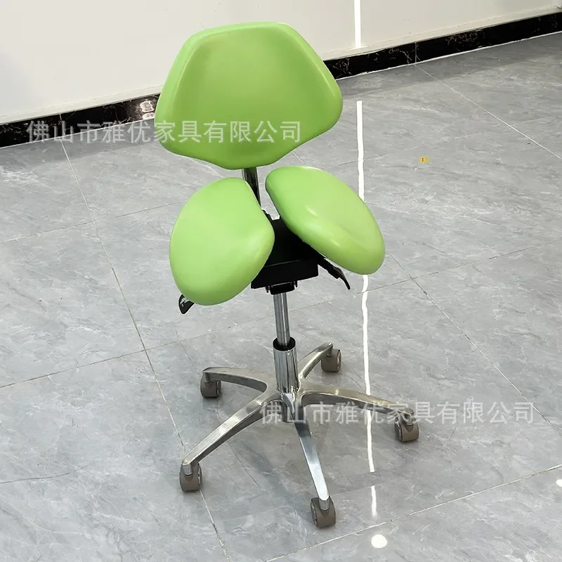 Dental Doctor's Surgical Lift Explosion-proof Wheels Physician Assistant Saddle Nail Art Chair Cosmetic