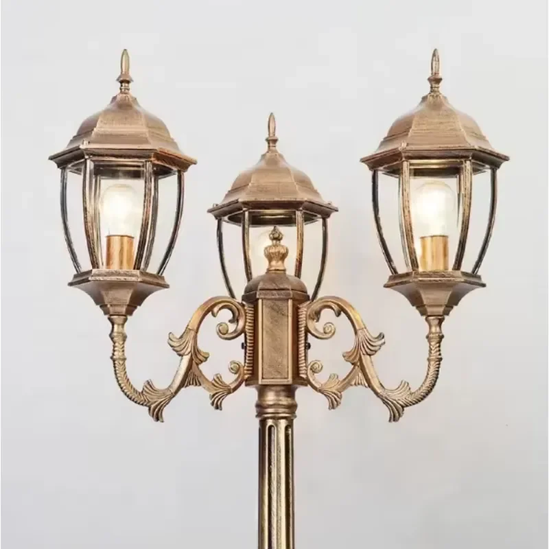 Bronze Outdoor Garden Light Outdoor Lighting LED Community Landscape Light 4m 5m High Pole Garden Decoration