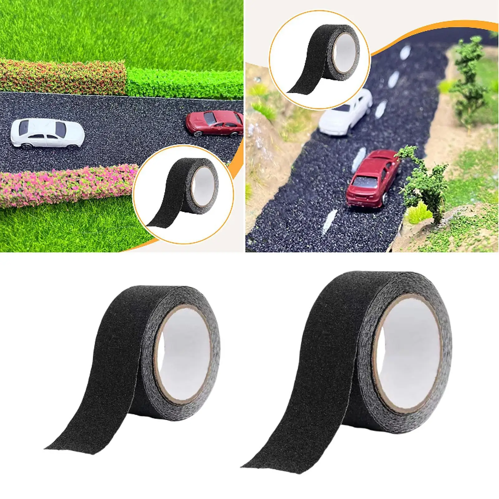 

DIY Railway Tape Sand Table Self Adhesive Backing 100 cm Length for Educational Display Photo Prop Dollhouse Decor Fairy Garden