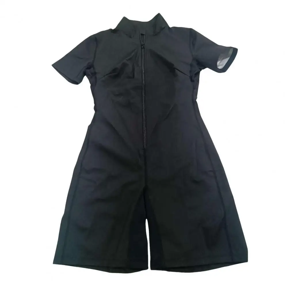 ชุดซาวน่าแบบเต็มตัวสำหรับผู้หญิงชุดซาวน่าเรียกเหงื่อรัดเอวแบบรัดเอวสำหรับออกกำลังกายเผาผลาญแคลอรีสูงพร้อมซิปปิด