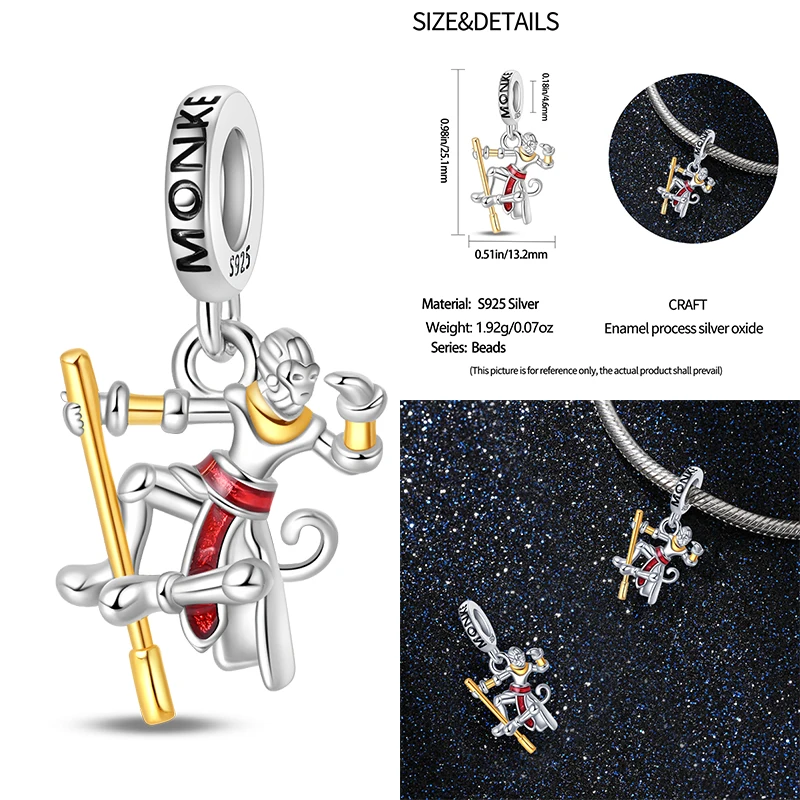 925 Sterling Silver Golden Charm Crown Family Tree Safety Chain Hollow Beads Fit Original Bracelets Women Jewelry DIY