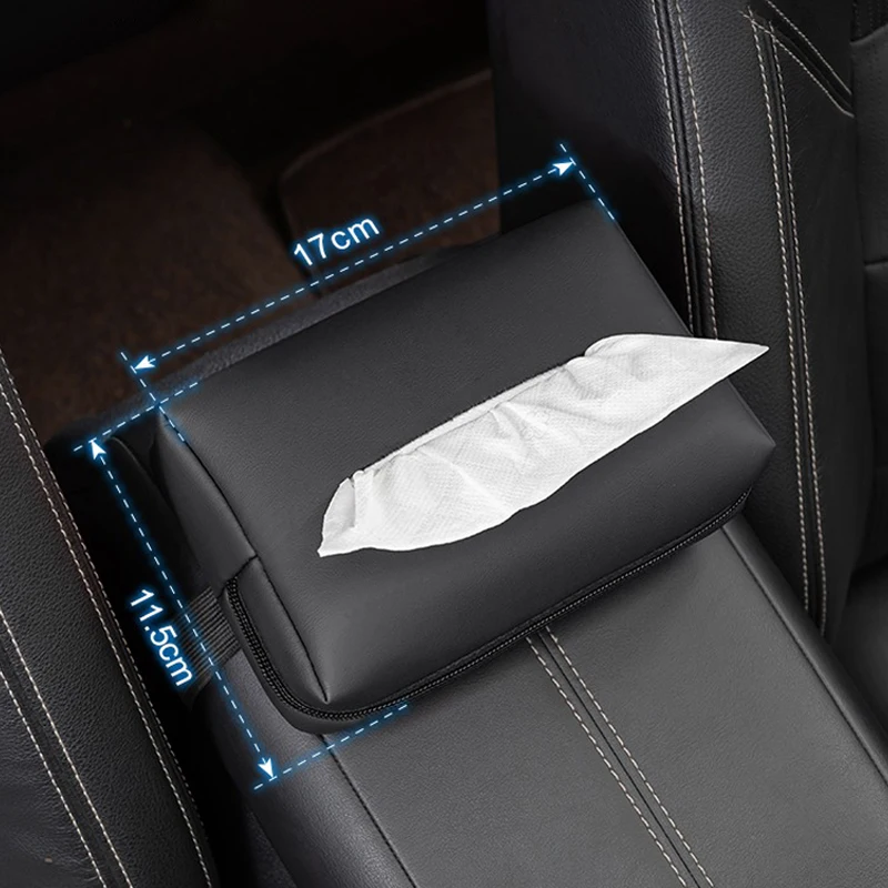 Car Tissue Organizer Bag Paper Towel Storage Box for Lexus LS LC RZ IS350 ES300 GS350 CT200h GX460 LX570 RX500h NX30 Accessories