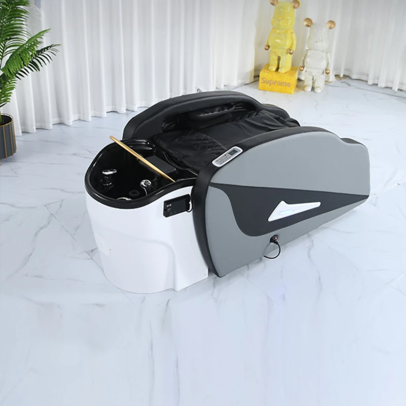 Hair Salon Chair Makeup Professional Shampoo Bed Wash Spa Luxury Hairdressing Washbasin Nail Basin Water Hoop Machine Cadeira