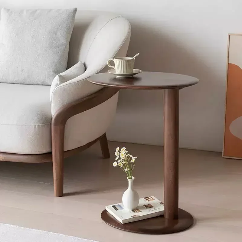 Creativity Solid Wood Coffee Table Sofa Coffee Table Balcony Bedroom Simple Design Sense Corner Several Tables Solid Wood Balco