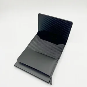 Homens legal carteira titular bolsa do plutônio feminino fibra de carbono anti-roubo pacote de cartão de crédito saco de caixa de cartões de metal 10 principais vendas eragon livros - №1
