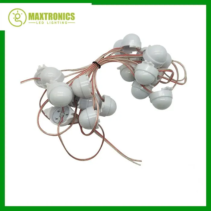 

20PCS DC12V LED Light 3cm Point Light DMX512 Parallel Signal Point Light Full-Color Stair Lighting Decorative Curtain Wall Light