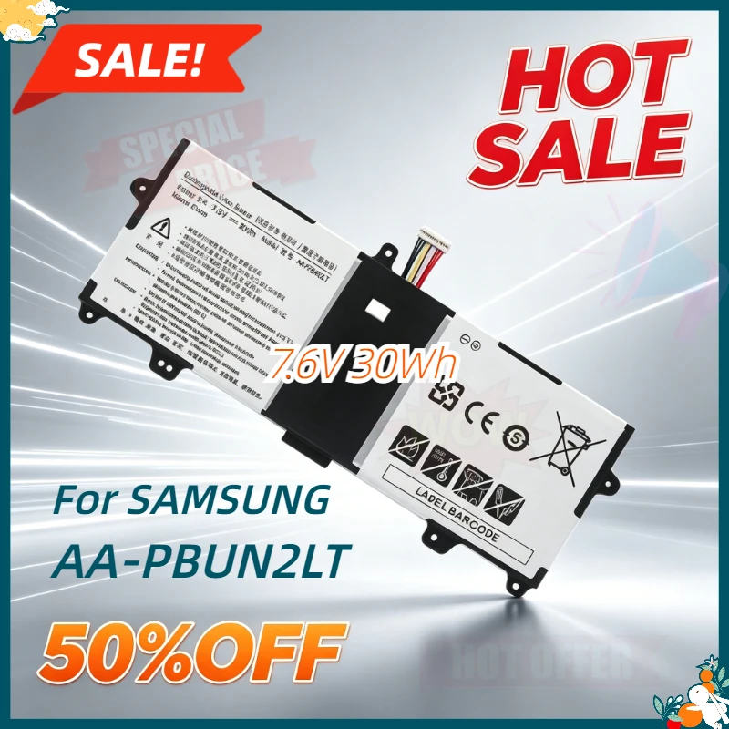 30Wh AA-PBUN2LT Laptop Battery for SAMSUNG ATIV Book 9 NP900X3L 900X3L-K01 K07 NT900X3M-K58S NT900K3A NT900X3L 900X3M AA-PBUN2QT