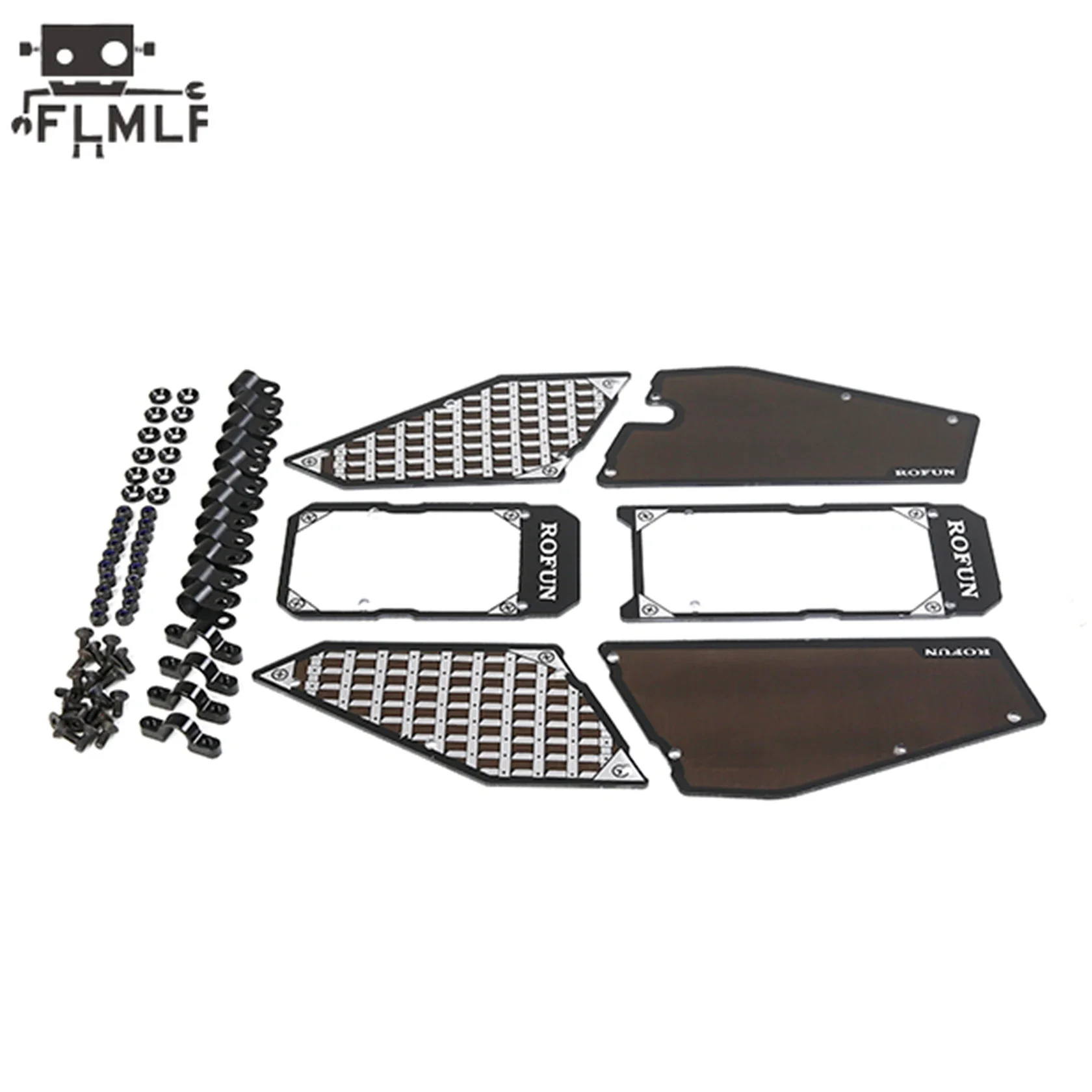 Rc Car Windproof Dustproof Window Kit for 1/5 ROFUN ROVAN E-BAJA EQ6 Truck Parts