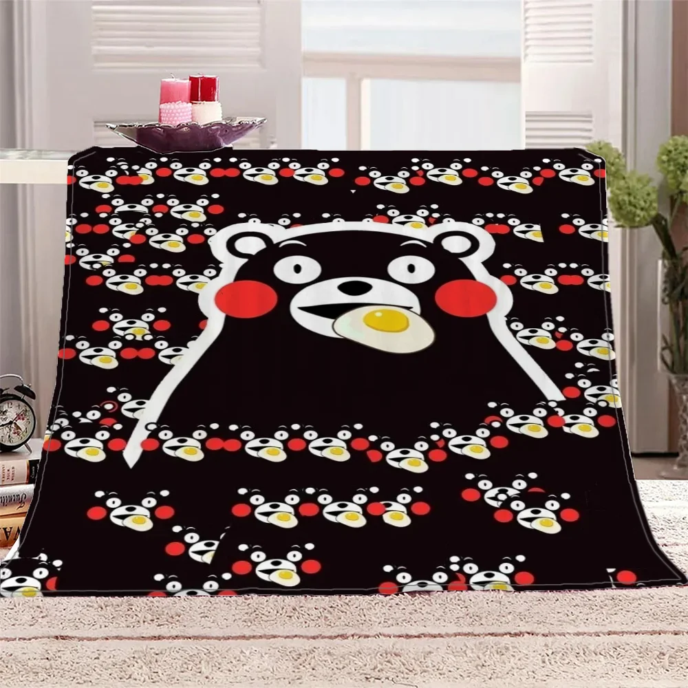 Hairy Blankets for Bed Blanket 150cm X 200cm Kumamon Designer Throw Blanket Fluffy Blankets Sofa Decoration Cobija Home Interior