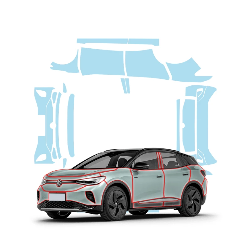 

PPF for Volkswagen ID.4 CROZZ paint protection film TPU transparent scratch-resistant kit, invisible car accessories