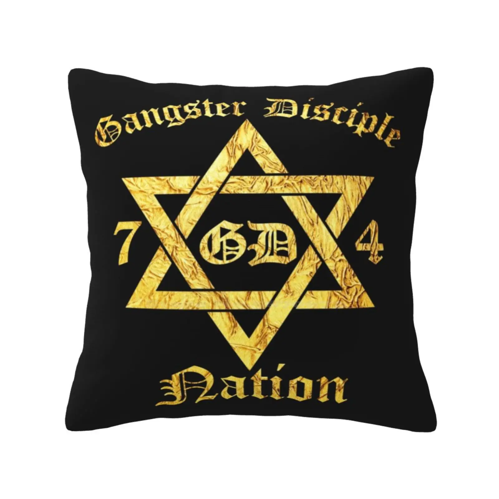 Gangster Disciple Nation 74 Gd Pillows Case Bedroom Home Decoration Bd Latina Gangster Disciples Larry Hoover African American