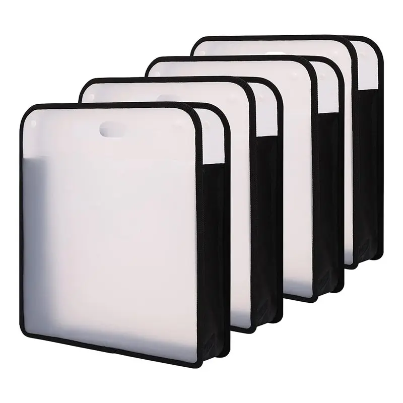 【Best Seller】4Pcs Scrapbook Paper Storage,Paper Storage Organizer Transparent Scrapbook for 12X12 Paper,Scrapbook,Photos,Crafts