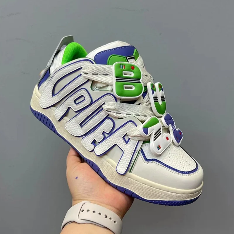 

Дизайнерская разноцветная обувь унисекс, модные универсальные повседневные кроссовки на массивном каблуке, спортивные кроссовки большого размера, женские теннисные кроссовки для подиума