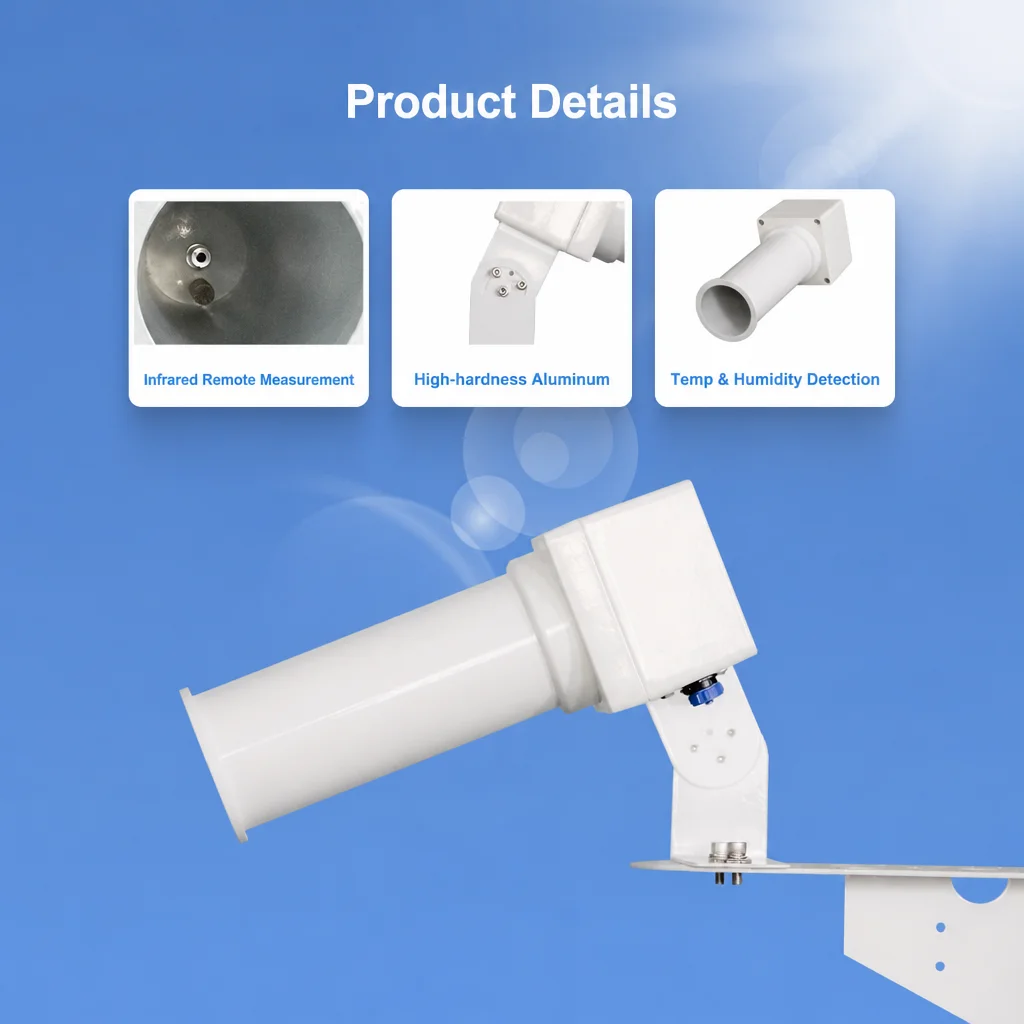 ASHUR Remote Road Surface Temperature Humidity Sensor RS485 4-20mA CE IP66 -40C IR For Highway Fog Ice Warning Safety