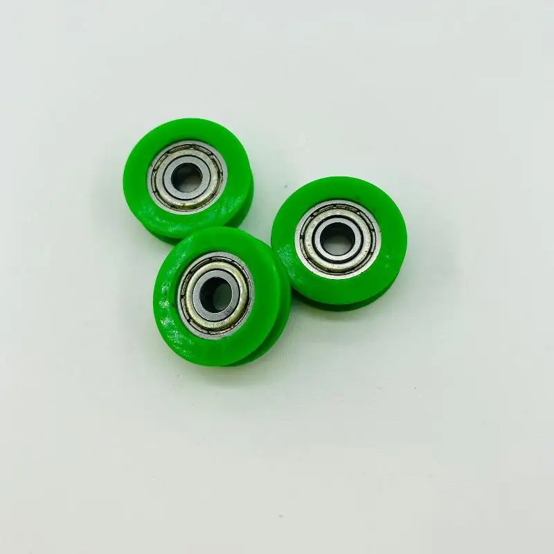 New Sale 1Pcs High Temperature Resistant Guide Wheel U Rubber-coated Bearing Pulley For Bathroom Mobile Doors And Windows