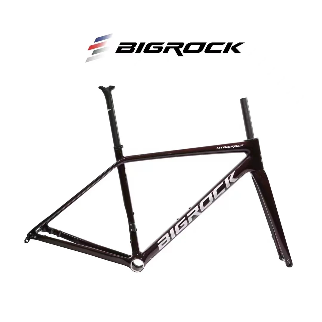 Bigrock 700C Carbon Fiber Highway Frame TEAM Edition Ultra Light High Modulus Carbon Fiber Disc Brake Frame