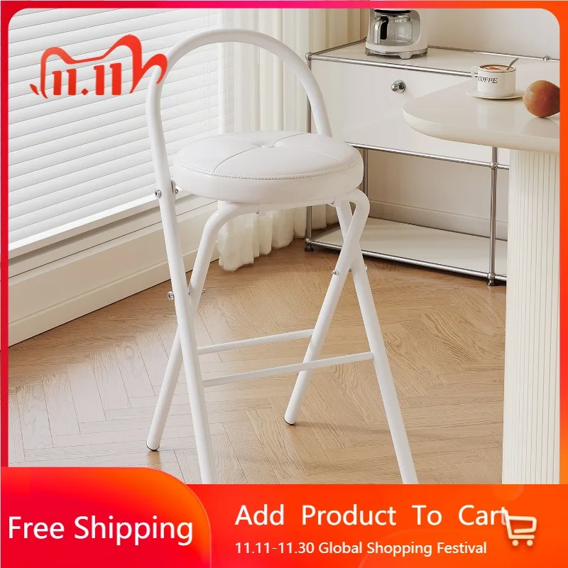 

Wishbone Modern Bar Stools Metal Leather With Back Minimalist White Bar Chairs Ergonomic Soft Chaise De Bar Trendy Furniture