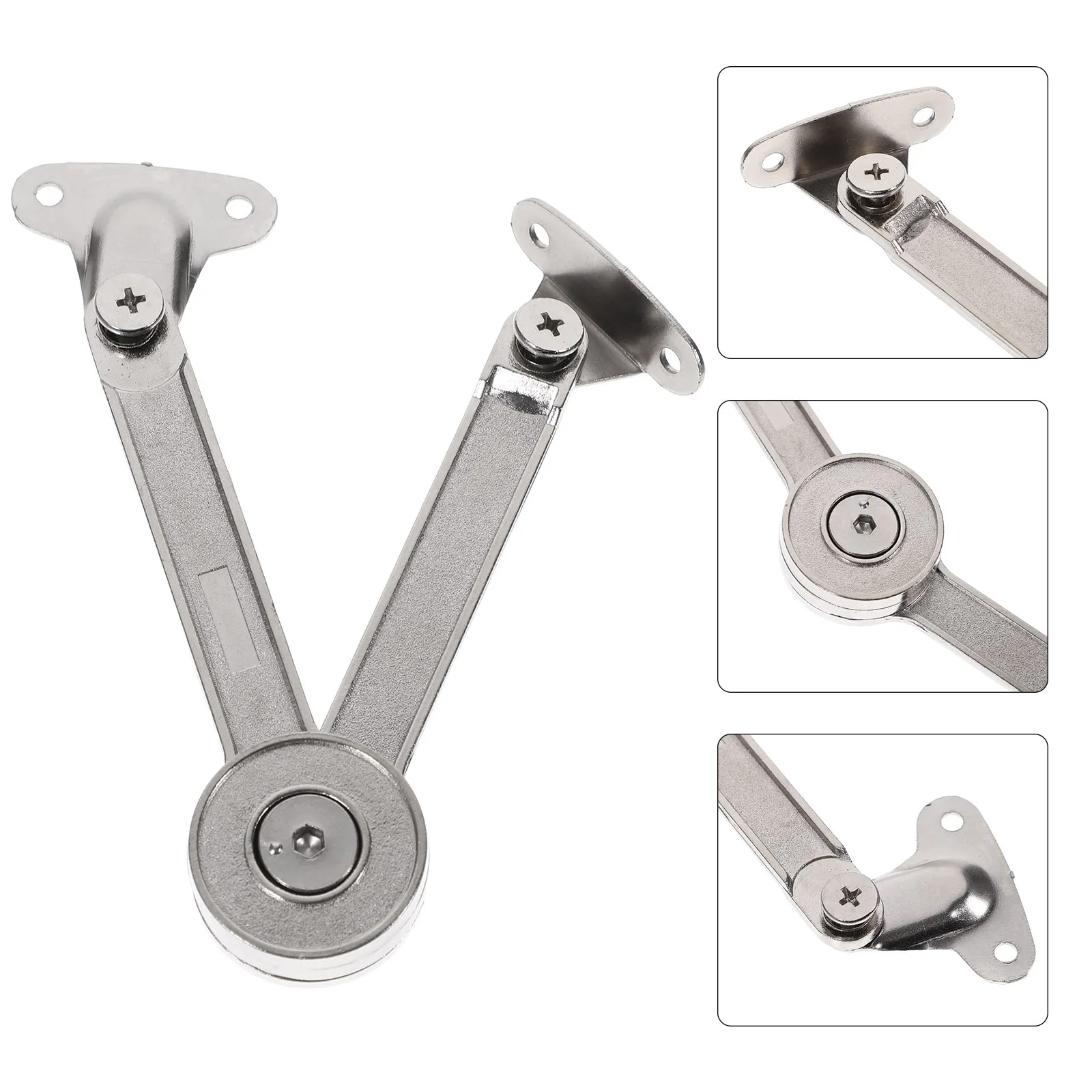 1 مجموعة الغاز الربيع تبختر الثقيلة خزانة للطي غطاء البقاء دعم المفصلي لصدر صندوق خشبي خزانة المطبخ لينة إغلاق رفع